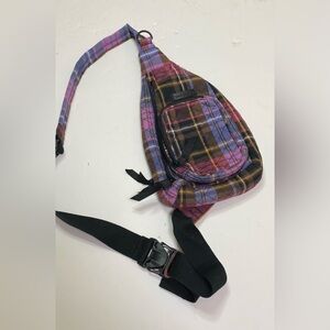 Vera Bradley Mini Sling Backpack Cozy Plaid